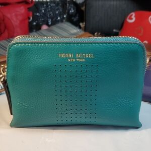 Henri Bendel Teal Leather Women's Bag